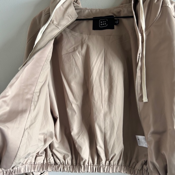 NYLORA Ward Hooded Zip-Up Jacket in beige color Size S - Picture 13 of 16